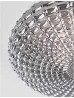 Plafoniera Nova Luce Clam, sticla fume, 2x12 W, cod 9738254 - imagine 6