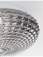 Plafoniera Nova Luce Clam, sticla fume, 2x12 W, cod 9738254 - imagine 4