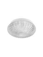 Plafoniera Nova Luce Clam, sticla clara, 2x12 W, cod 9738255