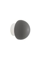 Aplica Nova Luce Netune, beton gri/aluminiu alb, 6 W, cod 9831051