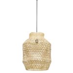 Pendul Nova Luce Mia, 1x12W, ratan natur, cod 9858659