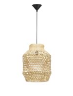 Pendul Nova Luce Mia, 1x12W, ratan natur, cod 9858659