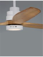Plafoniera cu ventilator Nova Luce alb mat, cod 9952314 - imagine 6