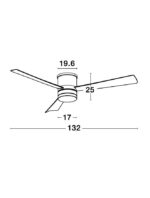 Plafoniera cu ventilator Nova Luce, alb mat, cod 9953015 - imagine 4