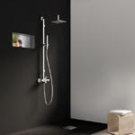 Raft incastrat dreptunghiular fara rama Balneo Wall Box, 60x30x10 cm, inox periat - imagine 2