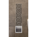 Raft incastrat pentru hartie igienica Balneo Wall Box, inox periat - imagine 3