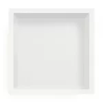 Raft incastrat patrat cu rama Balneo Wall Box, 30x30x10 cm, alb