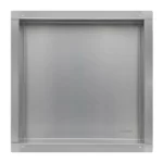 Raft incastrat patrat fara rama Balneo Wall Box, 30x30x7 cm, inox periat