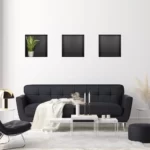 Raft incastrat patrat fara rama Balneo Wall Box, 30x30x10 cm, negru - imagine 3