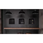 Raft incastrat patrat cu rama Balneo Wall Box, 30x30x10 cm, negru - imagine 5