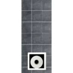 Raft incastrat pentru hartie igienica Balneo Wall Box, inox periat - imagine 6