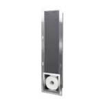 Raft incastrat pentru hartie igienica Balneo Wall Box, inox periat - imagine 5