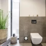 Raft incastrat pentru hartie igienica Balneo Wall Box, negru - imagine 5