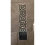 Raft incastrat pentru hartie igienica Balneo Wall Box, negru - imagine 4
