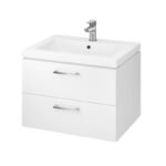 Set mobilier suspendat si lavoar Cersanit Lara, 60x45 cm, alb
