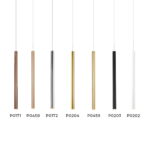 Pendul Organic Maxlight, cupru satinat, led 1x1W, cod P0458 - imagine 2