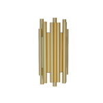 Aplica Organic Maxlight, auriu satinat, led 8x1W, cod W0311D