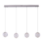 Suspensie Nobile Maxlight, crom lucios, led 4x6W, cod P0480
