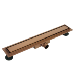 Set rigola pentru dus plus capac 60 cm Balneo Duplex Next, cupru periat