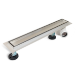 Set rigola pentru dus plus capac 120 cm Balneo Side-Drain, inox periat - imagine 5