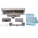 Set rigola verticala pentru dus plus capac 70 cm Balneo W-Drain inox periat - imagine 4