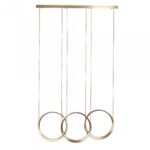 Suspensie Moon Maxlight, auriu satinat, led 3x29W, cod P0491