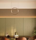 Pendul Moon Maxlight, auriu satinat, led 29W, cod P0489 - imagine 6