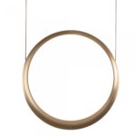 Pendul Moon Maxlight, auriu satinat, led 29W, cod P0489 - imagine 2