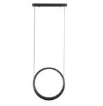 Pendul Moon Maxlight, negru mat, led 29W, cod P0496