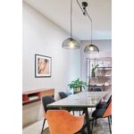 Lustra Cometshine Maxlight, negru mat, 2xE27, cod P0455 - imagine 3