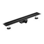Set rigola pentru dus plus capac 50 cm Balneo Duplex Next negru periat - imagine 5