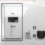Set rigola pentru dus plus capac 50 cm Balneo Duplex Next negru periat - imagine 7