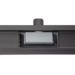 Set rigola pentru dus plus capac 50 cm Balneo Duplex Next negru periat - imagine 4
