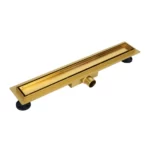 Set rigola pentru dus plus capac 90 cm Balneo Duplex Next, auriu periat - imagine 6