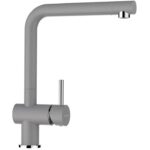 Baterie bucatarie Schock Epos Cristalite Croma, aspect granit, cartus ceramic, gri