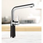 Baterie bucatarie Schock SC-540 Cristalite Nero, aspect granit, cartus ceramic, negru - imagine 4