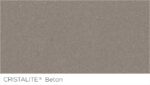 Chiuveta bucatarie Schock Nemo N-100S Cristalite Concrete 490x510 mm, granit, montare pe blat, gri beton - imagine 7