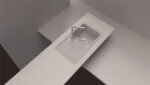Chiuveta bucatarie Schock Formhaus D-100 Cristalite Nero 860x500 mm, granit, reversibila, montare pe blat, negru - imagine 4