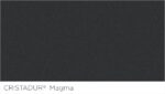 Chiuveta bucatarie Schock Mono N-100 Cristadur Magma 570x510 mm cu sifon automat, granit, montare pe blat, negru metalizat - imagine 5
