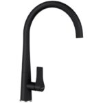Baterie bucatarie Schock Gota Cristadur Negru, aspect granit, cartus ceramic