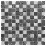 Mozaic Dunin Metallic Allumi Grey Mix 23, 30x30 cm, mat