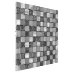 Mozaic Dunin Metallic Allumi Grey Mix 23, 30x30 cm, mat - imagine 3