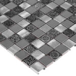 Mozaic Dunin Metallic Allumi Grey Mix 23, 30x30 cm, mat - imagine 4