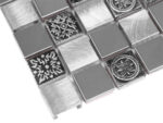 Mozaic Dunin Metallic Allumi Grey Mix 23, 30x30 cm, mat - imagine 5