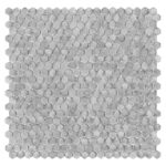 Mozaic Dunin Metallic Allumi Silver Hexagon 14, 30x30 cm, mat