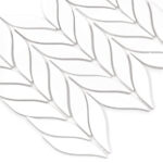 Mozaic Dunin Bottany White, 26,5x22,5 cm, mat - imagine 9