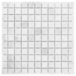 Mozaic Dunin Black&White Eastern White 25, 30,5x30,5 cm, lustruit