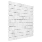 Mozaic Dunin Black&White Eastern White 25, 30,5x30,5 cm, lustruit - imagine 3