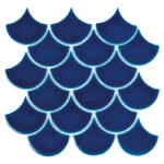 Mozaic Dunin Arabesco Mini Fish Scale Aruba 88, 29,6x30 cm, lucios