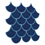 Mozaic Dunin Arabesco Mini Fish Scale Aruba 88, 29,6x30 cm, lucios - imagine 3